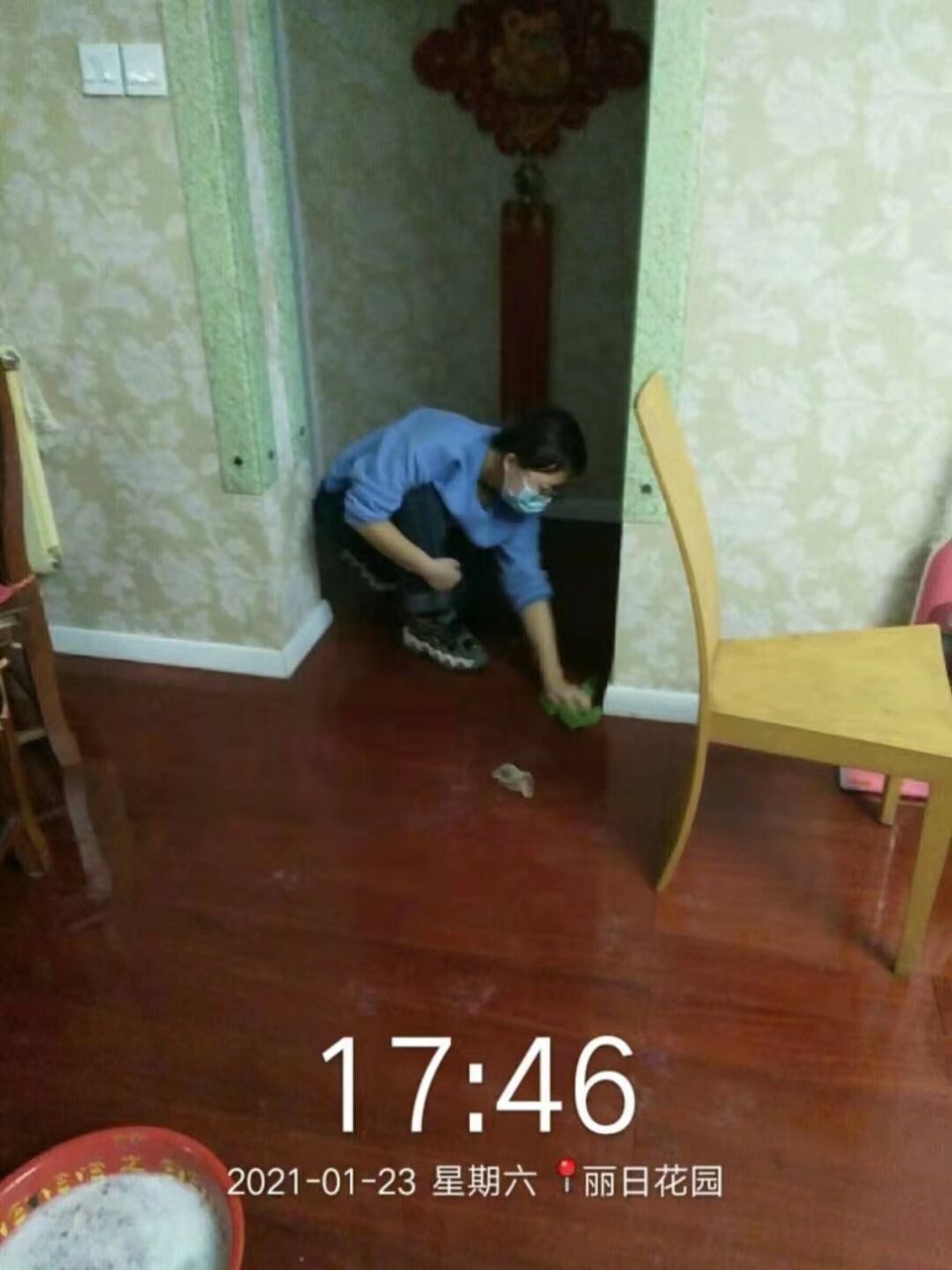 浴室清掃の現場
